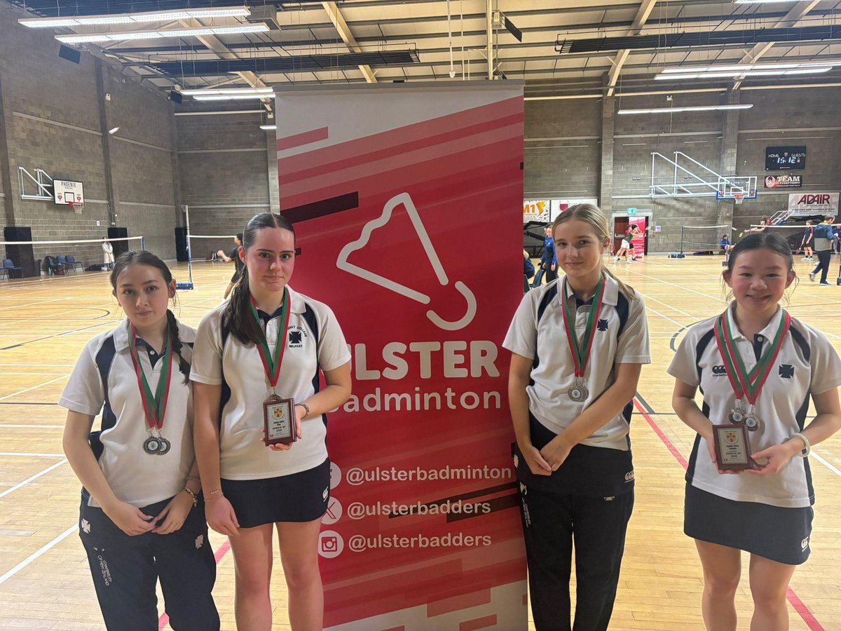 MethodyBelfast's tweet image. Congratulations to Serena, Alannah, Ella and Ellie who finished runners-up in the Ulster Schools’ Senior Girls League and the Senior Girls Cup

#Methody #MadetoLead #MCB