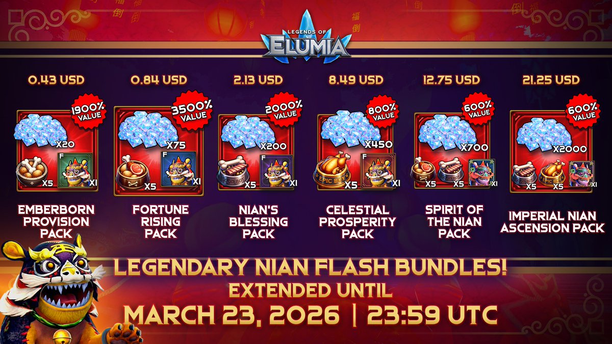 Legends of Elumia tweet media