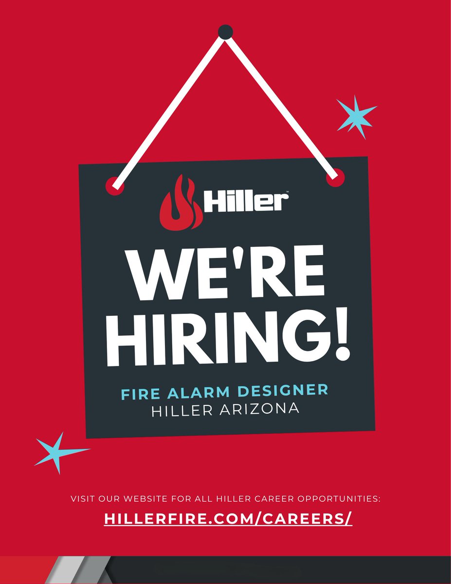 hillercompanies's tweet photo. 🚨 Now Hiring: Fire Alarm Designer – Hiller Arizona

Design systems that protect lives with Hiller. AutoCAD + NFPA/code experience required. Work with PMs, engineers &amp; field teams. 

👉 Apply: https://t.co/ODy47PPTjw

#NowHiring #FireProtection #PhoenixJobs #HillerFire #Notifier https://t.co/qPi3gcAOvJ