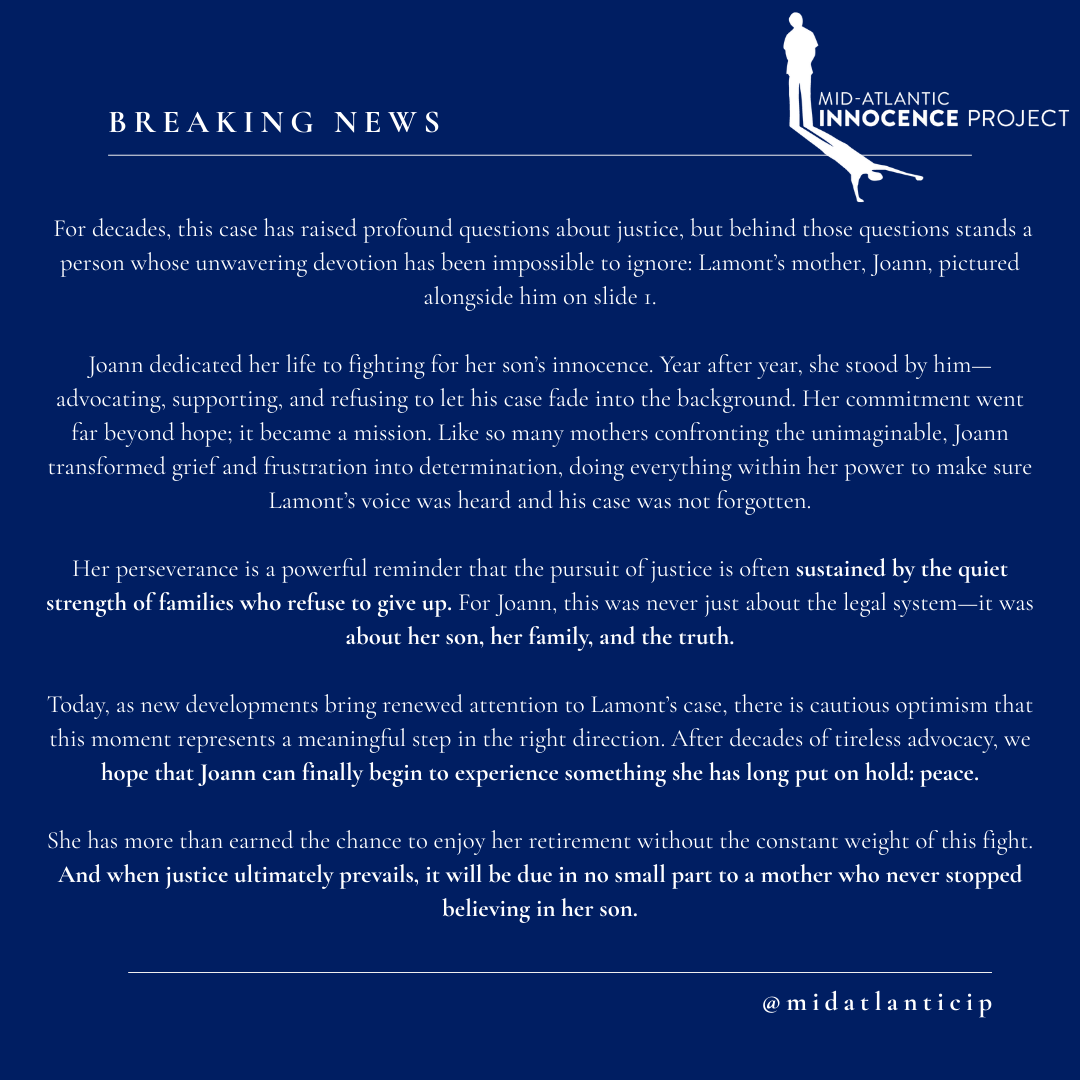 Mid-Atlantic Innocence Project tweet media