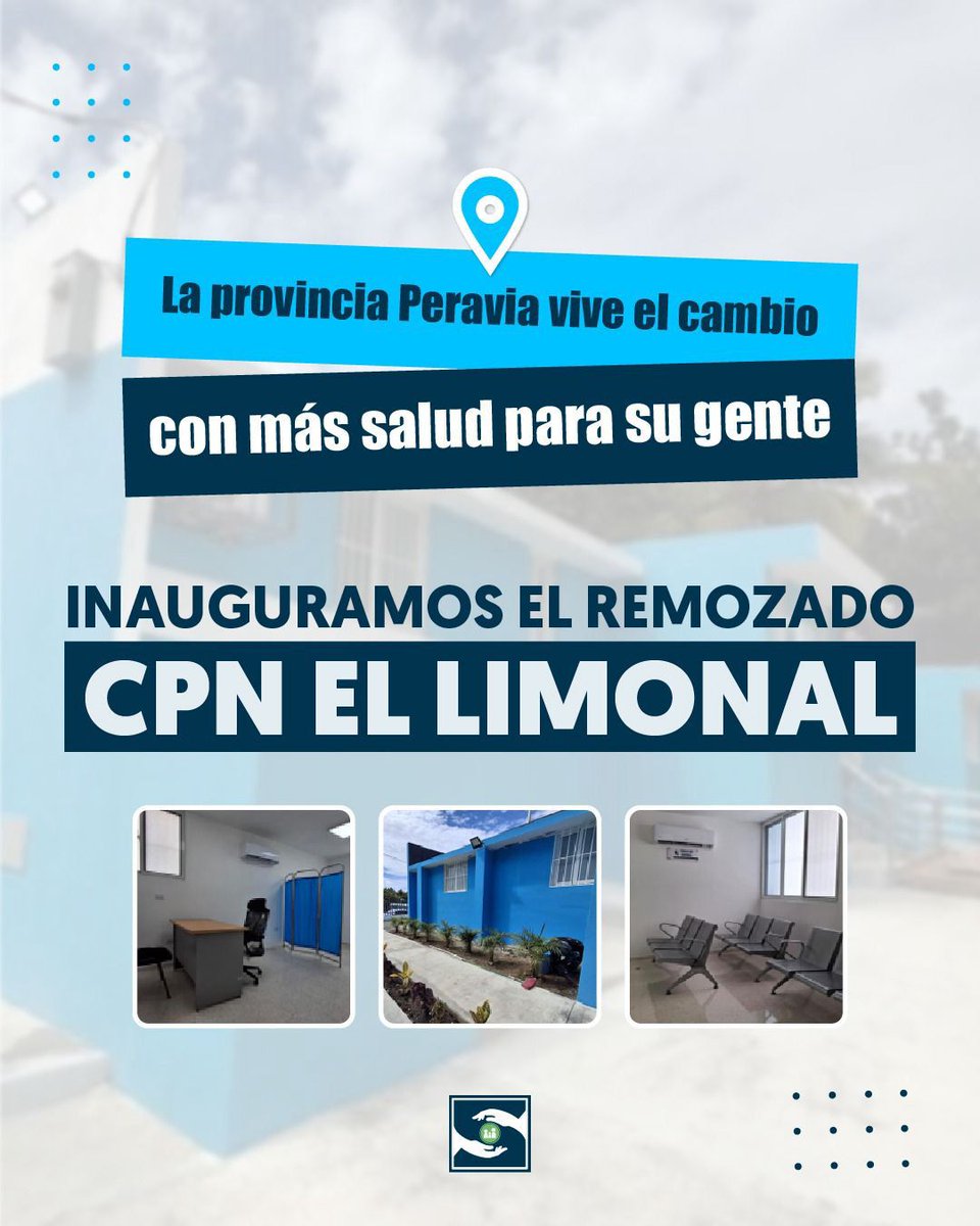 👏🏻La entrega del Centro de Primer Nivel El Limonal, en la provincia Peravia, marca un nuevo comienzo para toda la comunidad.

Donde antes había limitaciones, hoy hay un espacio digno, organizado y preparado para brindar atención con calidad y cercanía.