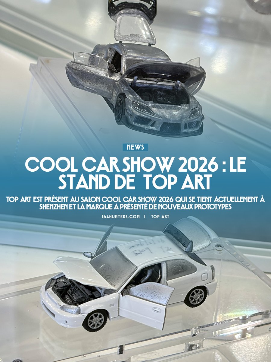 164hunters's tweet image. 🇫🇷 Cool Car Show 2026 : Le stand de Top Art 
🇯🇵 クールカーショー2026：「Top Art」ブース
🇺🇸 Cool Car Show 2026: The Top Art booth
---
@ExarusCollection @Ichemo #CoolCarShow2026 #TopArt 
▶ Lien en commentaire