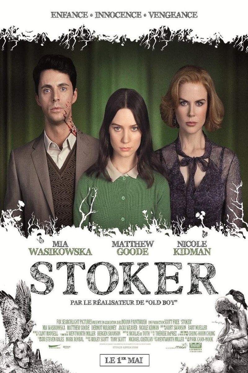 love_peace003's tweet image. فلم #Stoker
أمريكي إنتاج 2013 مدته 1:34:00
دراما / غموض

- تمثيل : نيكول كيدمان&amp;amp;ماثيو جوود&amp;amp;ميا فاشيكوفيسكا.
- جميل في الإخراج والتصوير بشكل مُلفت والتمثيل.
- لا بأس في القصة ، طريقة السرد رفعت من مستوى القصة الشبه عادية ، والإخراج سيجعلك تشاهد فلم.
- يوجد مشهد عاري ولقطات إباحية.