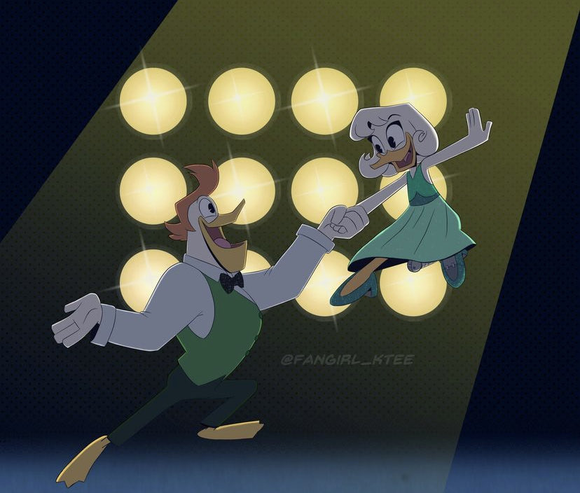 MewChu6's tweet photo. DuckTales x Cats Don’t Dance! With Launchpad as Danny and Della as Sawyer.
#delpad https://t.co/MJTW4QGWwW