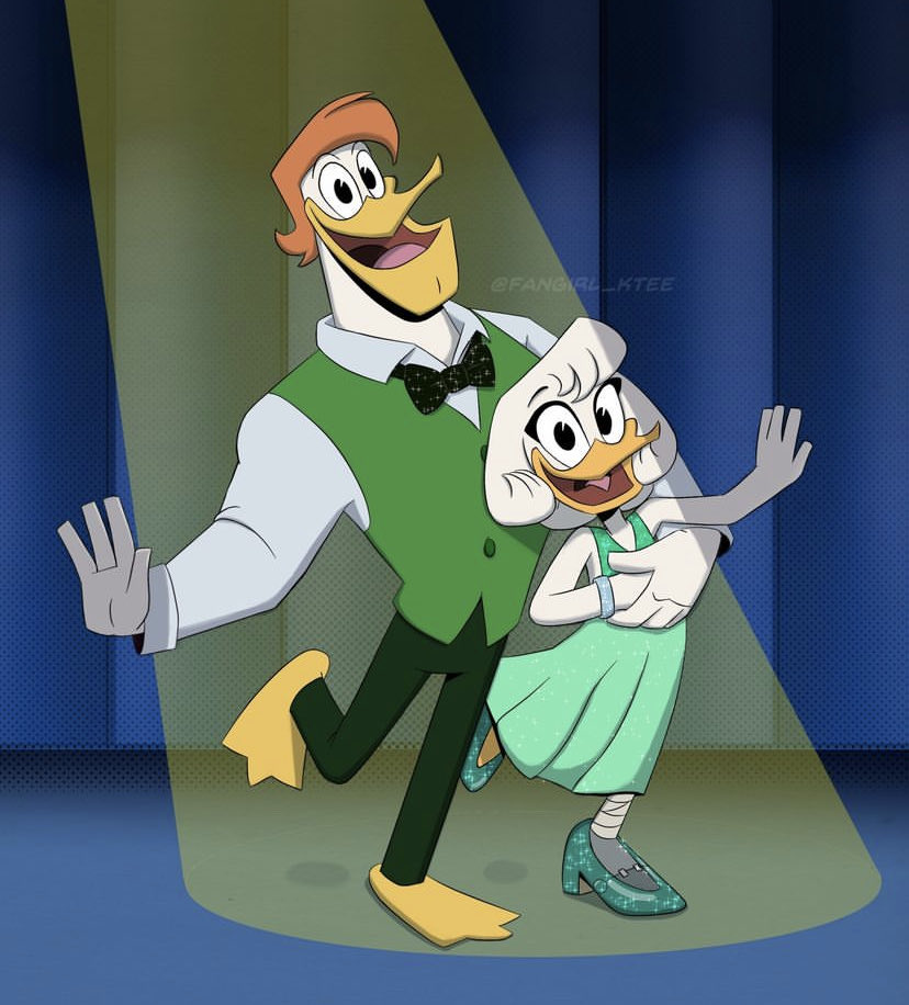 MewChu6's tweet photo. DuckTales x Cats Don’t Dance! With Launchpad as Danny and Della as Sawyer.
#delpad https://t.co/MJTW4QGWwW