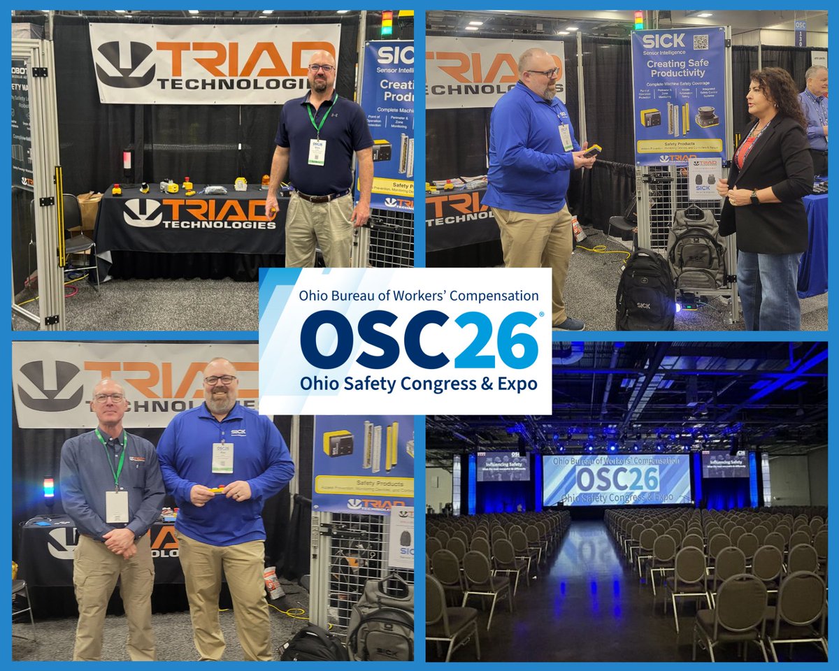 We recently attended the Ohio Safety Congress &amp; Expo (OSC), where thousands of safety &amp; engineering professionals gathered to explore practical solutions for safer, more efficient operations. 

Head over to our blog for a full recap of the show: triadtechnologies.com/blog/post/ohio…