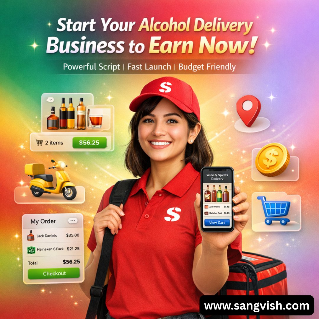 SangVishTech's tweet image. Start your alcohol delivery business and earn instantly 🍷
Launch faster with a powerful script and grow your profits effortlessly. 

Visit- sangvish.com/alcohol-delive…

#AlcoholDelivery #StartupBusiness #EarnOnline #OnDemandApp #BusinessGrowth