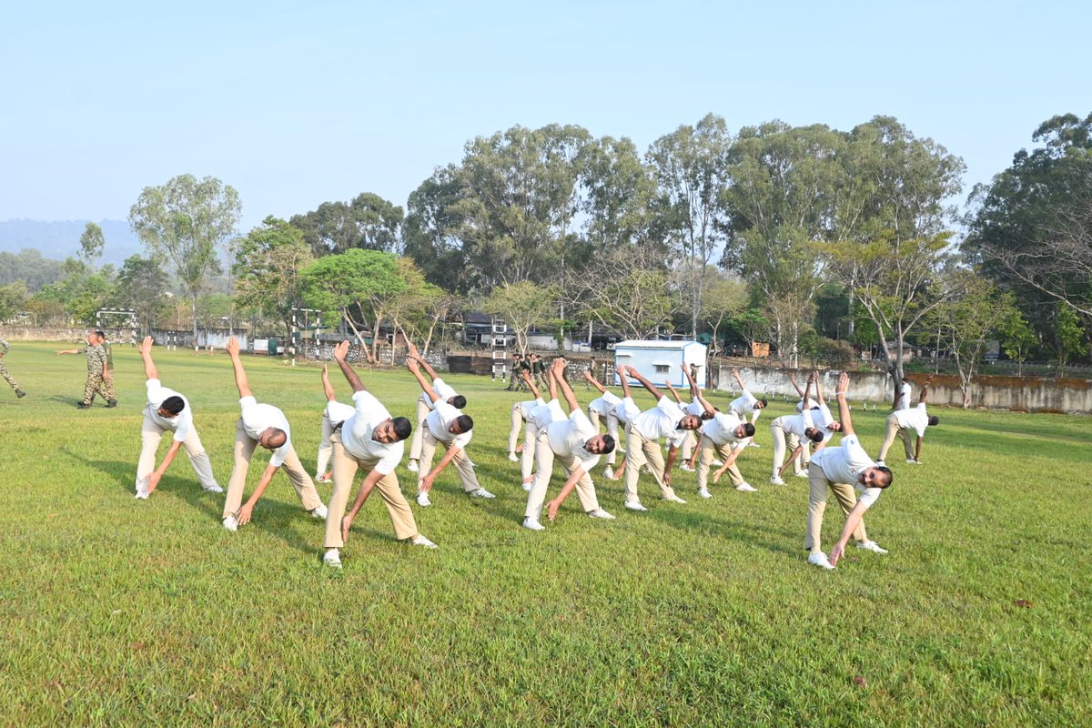 Crpf32's tweet image. Morning activities - 32 Bn #CRPF
Fitness isn’t about quick fixes—it’s about building habits that last a lifetime. Show up daily, and results will follow. 🔄 #LifestyleChange