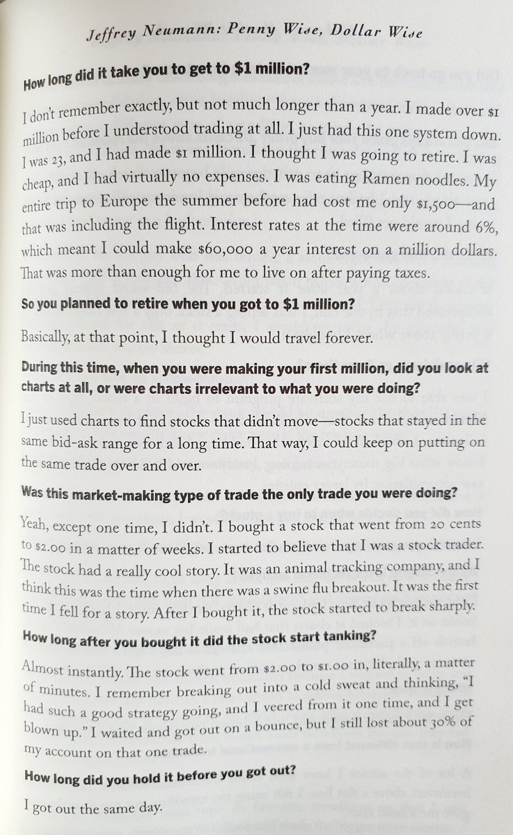 He made a million dollars before age 24. 

The most boring trader in the room is always the richest.
