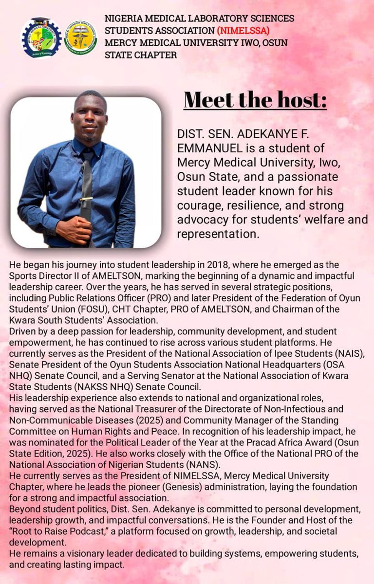 NIMELSSA MMU Chapter tweet media