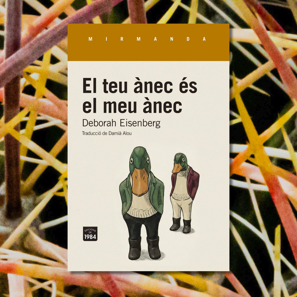 MrsCraddock_'s tweet photo. «Avanço pel temps a tota velocitat, lligada a una bomba, que és la meva vida.»
EL TEU ÀNEC ÉS EL MEU ÀNEC, de Deborah Eisenberg (traducció de Damià Alou) https://t.co/fPZDOfYo4e