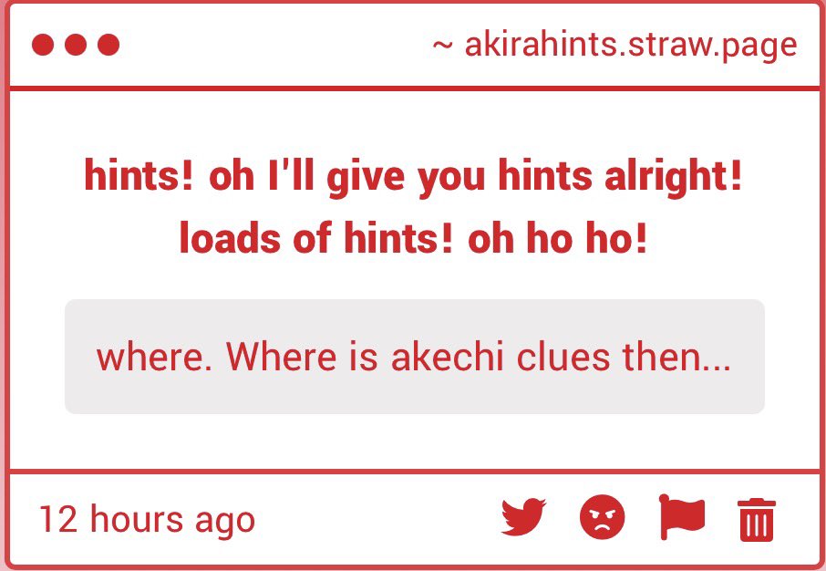 Akira Hints! tweet media