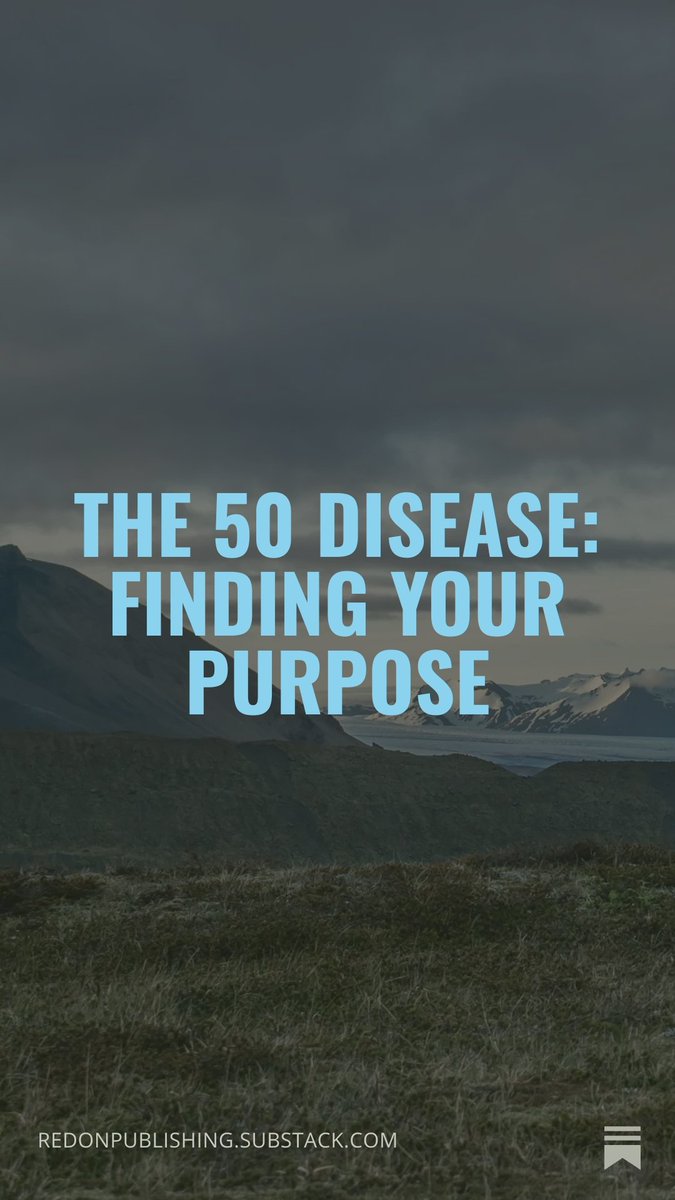 I wrote a post on Substack on men's mental health, suicide &amp; pushing through to find your purpose as a man a while ago...
open.substack.com/pub/redonpubli…