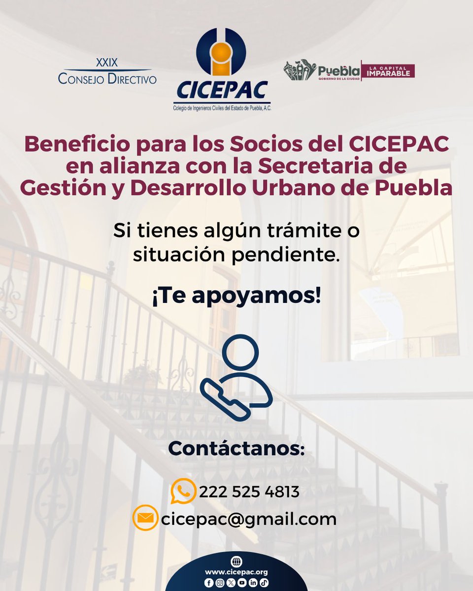 Colegio de Ingenieros Civiles del Estado de Puebla tweet media