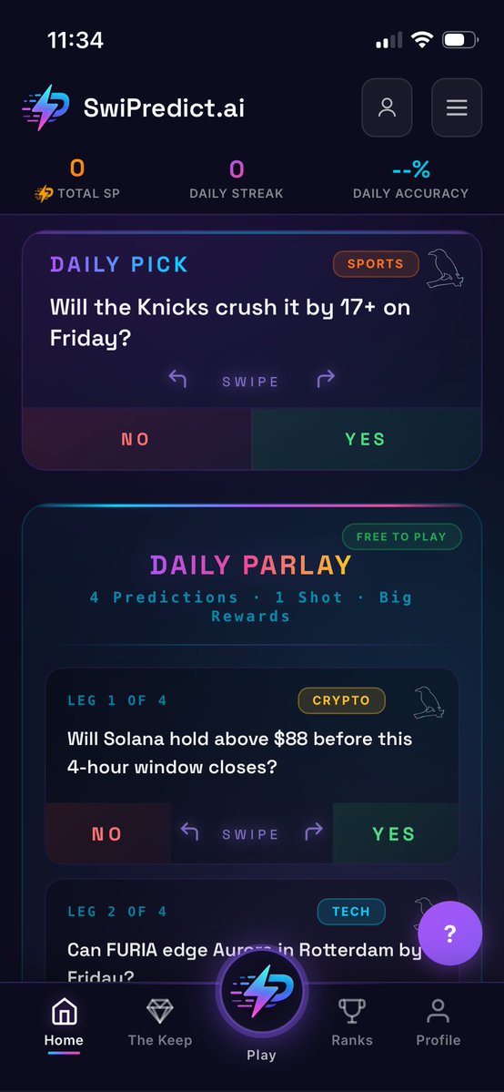 SwiPredict tweet media