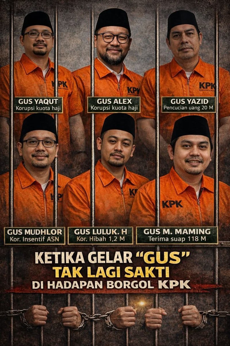 Gerombolan maling berkedok agama.