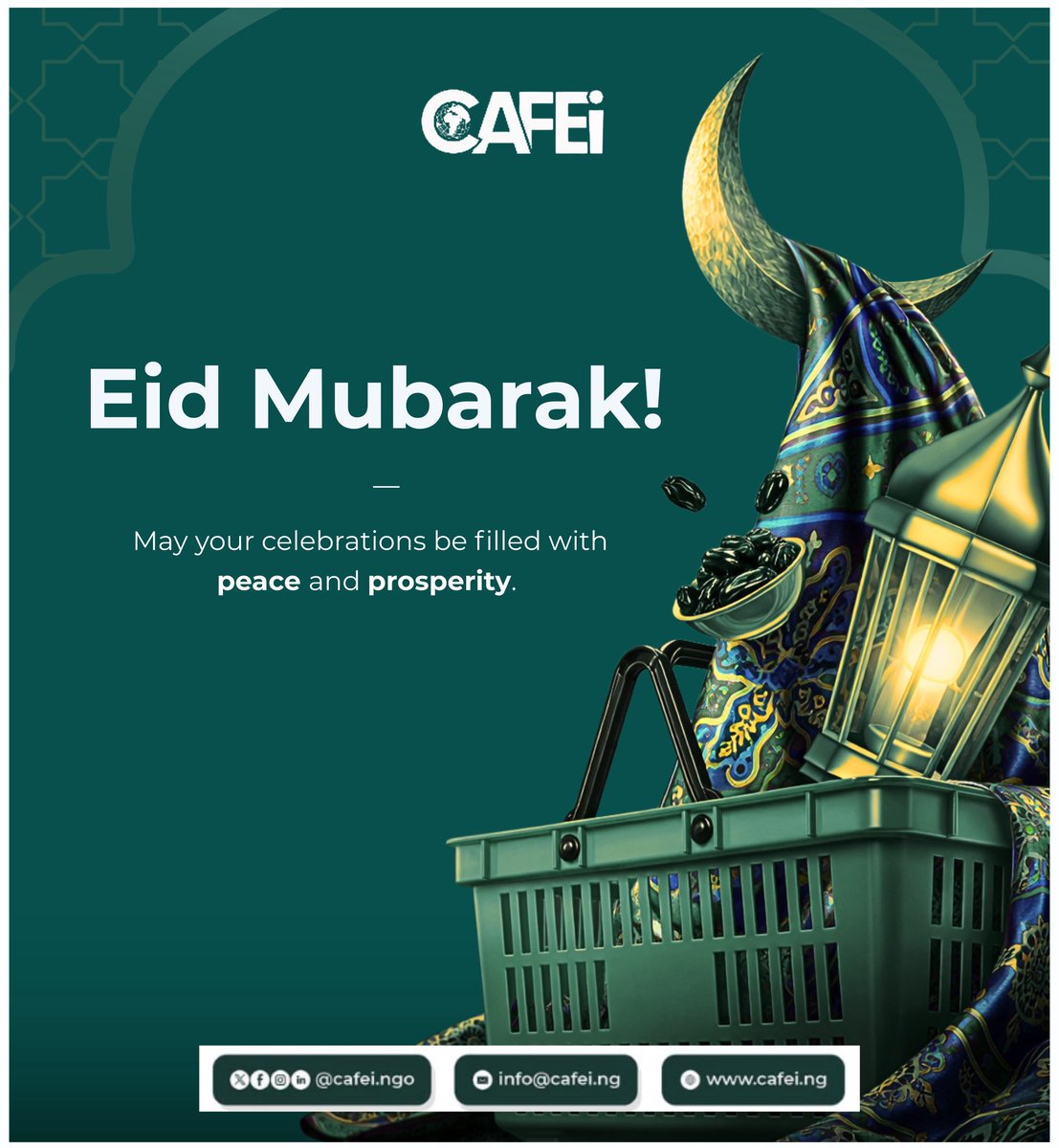 CAFEiNGO's tweet photo. Eid Mubarak to all our Muslim volunteers from the CAFEi team. May you witness many more celebrations in good health and prosperity.

#cafeingo #ngo #eidmubarak #eidfestival #incirliküssü https://t.co/4n1aEkDxT8