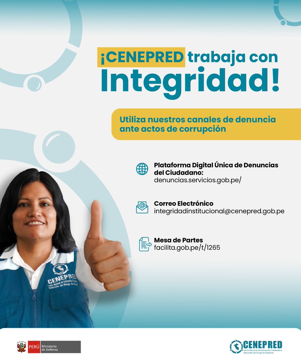 CENEPRED tweet media