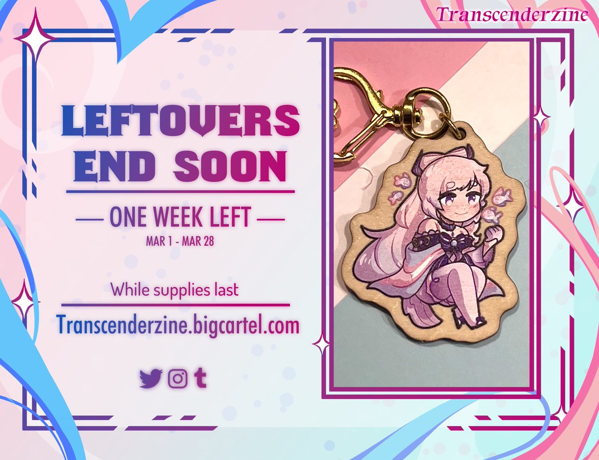 Transcender Zine 🏳️⚧️ || LEFTOVER CLOSE SOON tweet media