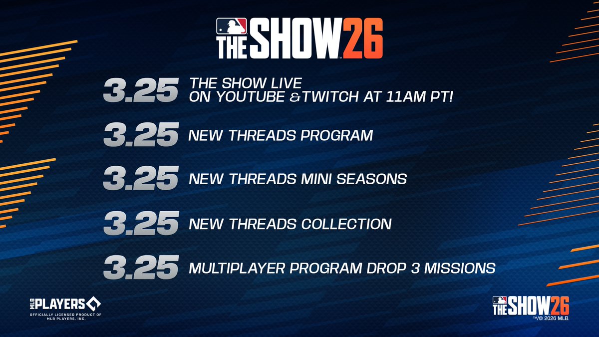 MLB The Show tweet media