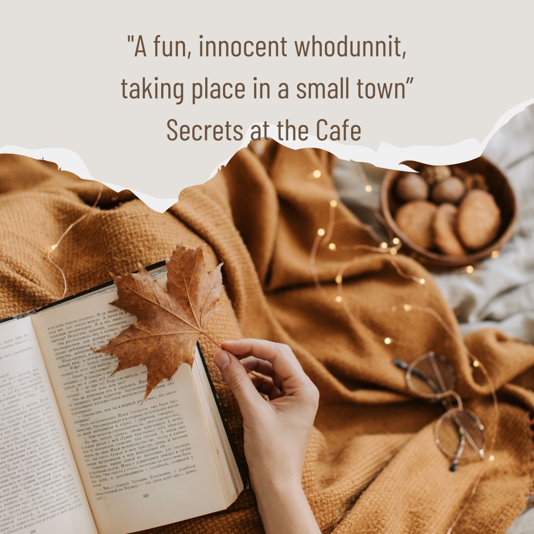 Looking for a light mystery to read? You might try my book Secrets at the Cafe. (On Amazon in print, ebook, Kindle Unlimited, B &amp; Noble online. Audiobook on Audible, Hoopla, Chirp, Spotify) #bookstoread