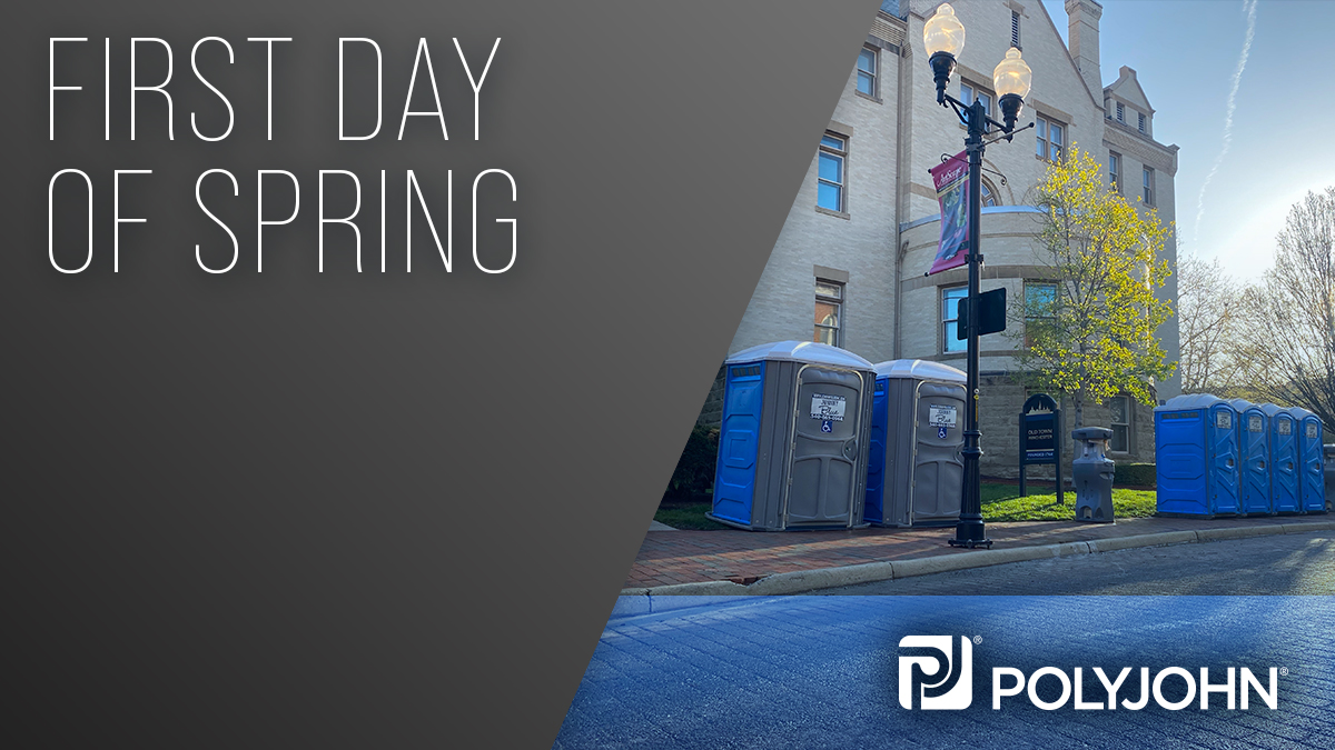 Happy first day of Spring! The busy season is just around the corner.

If you need any products &amp; supplies, PolyJohn has got your back! 

Contact your sales rep or account exec for information &amp; to order: polyjohn.com/regional-sales…

Photo courtesy: Kristen Bush, Johnny Blue Inc.