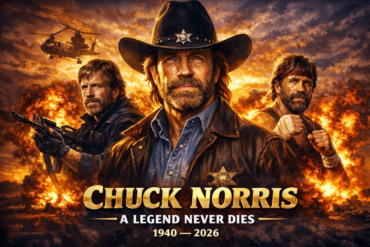 CHUCK NORRIS: HERÓI NO CINEMA, HERÓI NA VIDA

A morte de Chuck Norris não é só a despedida de um astro de ação. É o fim de um tipo de homem que a cultura atual tenta apagar. Um sujeito que não precisava posar de forte: ele era. E mais do que isso, vivia exatamente aquilo que