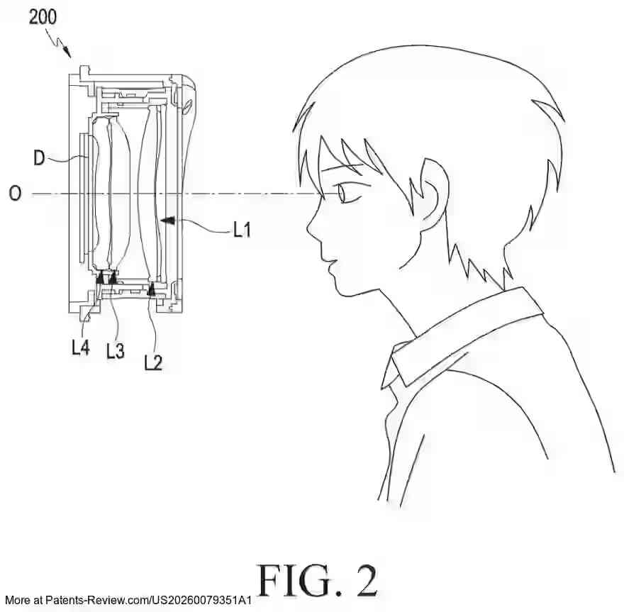 PatentPulse's tweet image. Introducing a new #WearableTech patent application from #Samsung: #US20260079351A1. This device features a unique display system with microlenses that adjust light paths for optimal viewing. The first lens and display are strategically spaced for enhanced user experience.