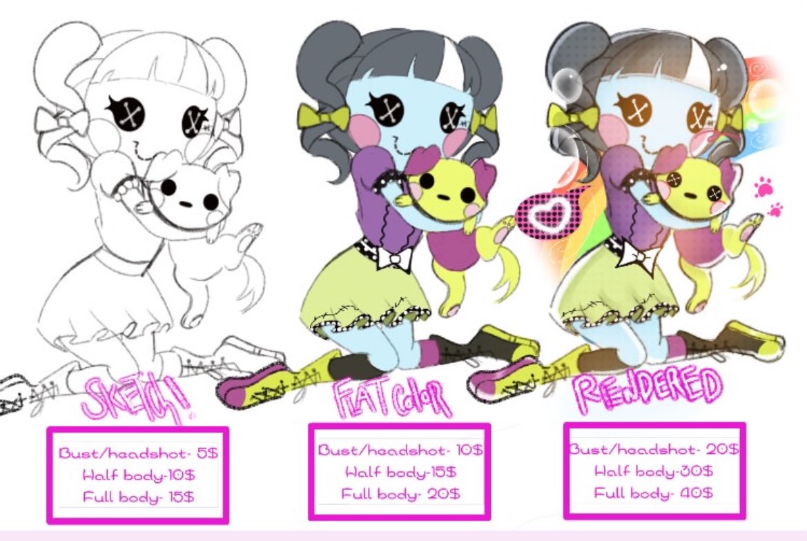 ❤︎⁠ | COMMISSION OPENED! tweet media