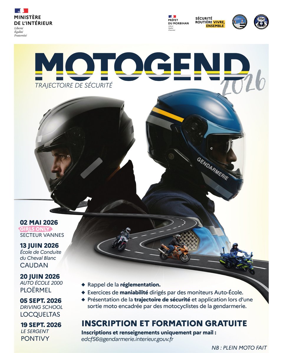 Gendarmerie du Morbihan tweet media