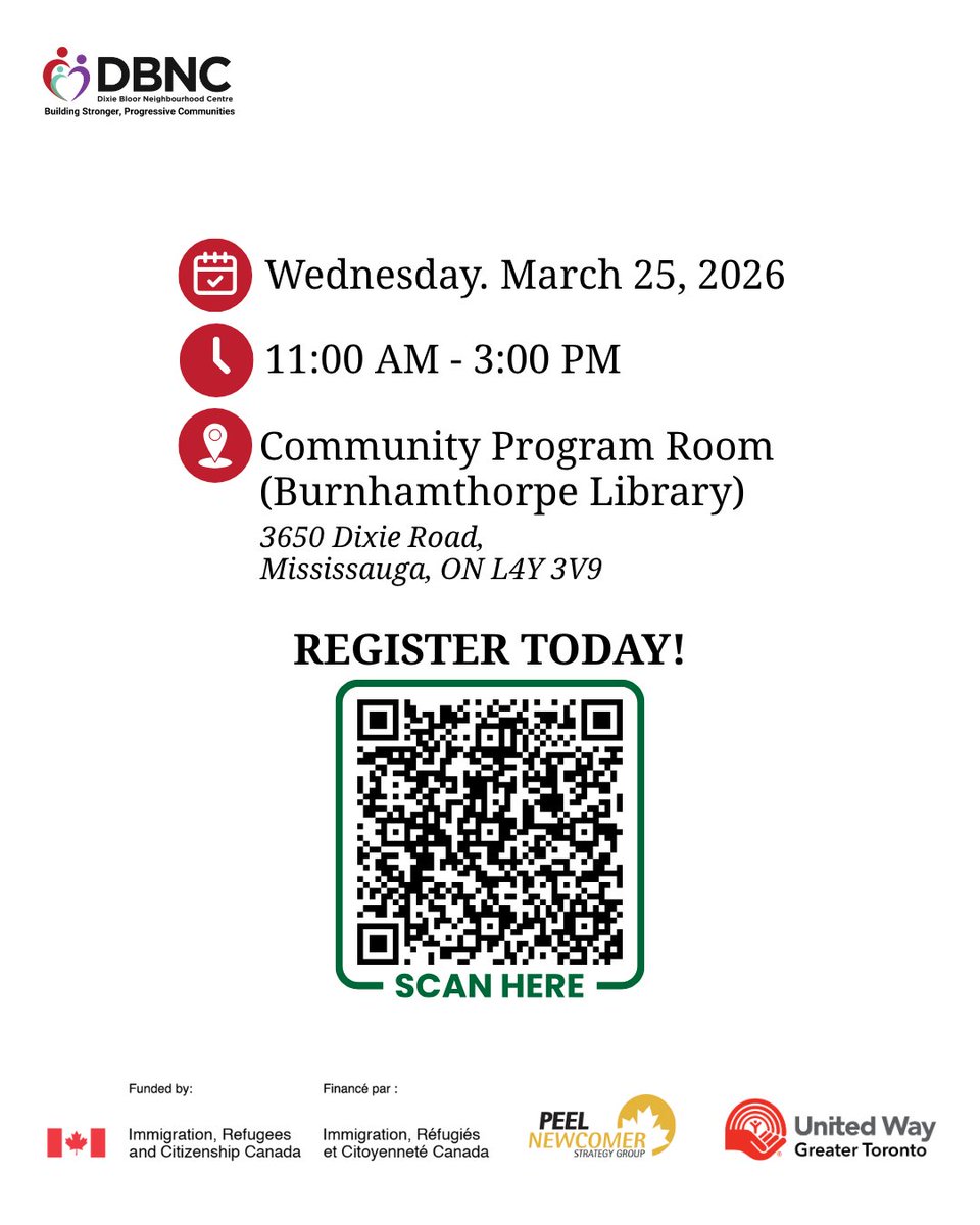 Dixie Bloor Neighbourhood Centre (DBNC) tweet media