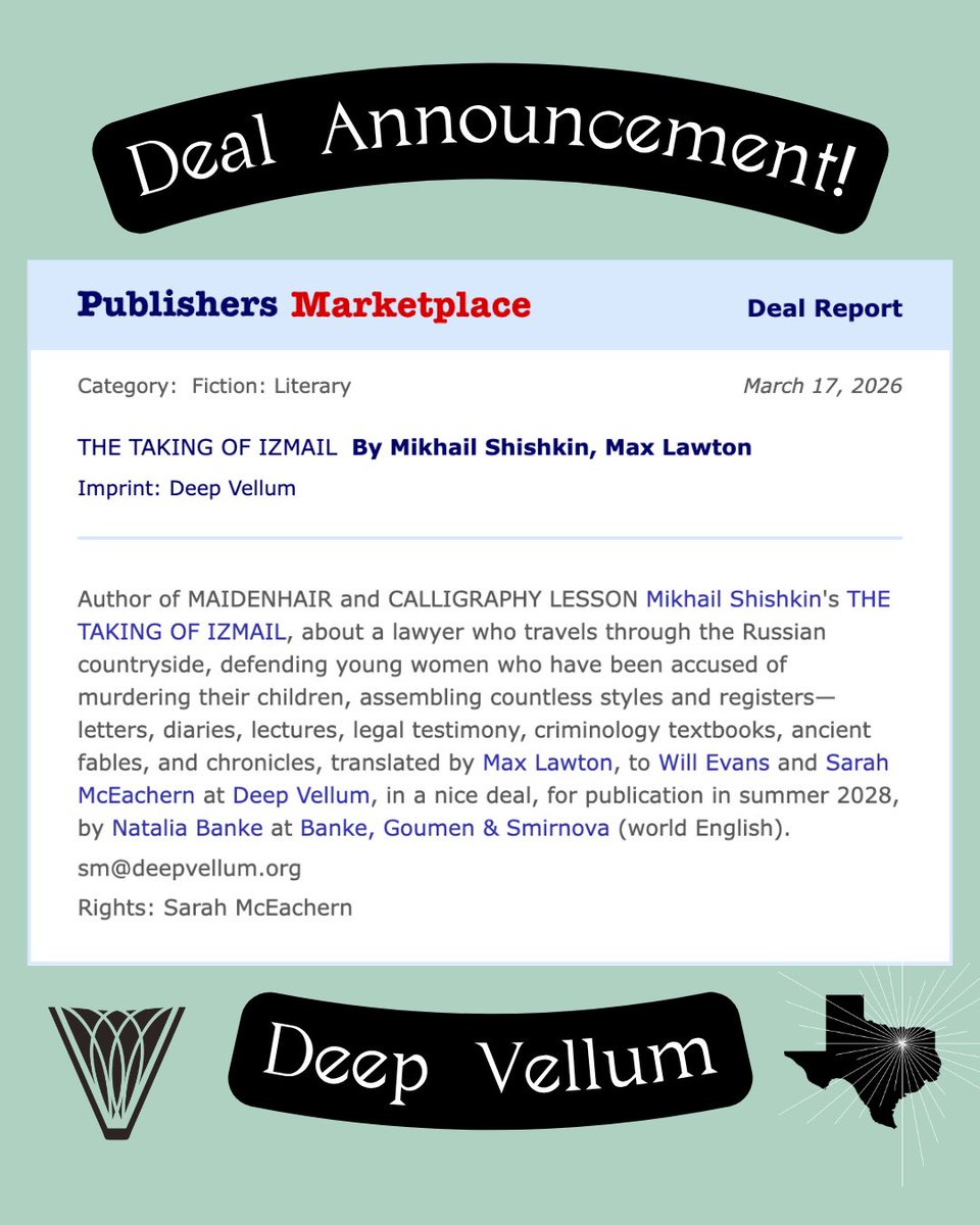 Deep Vellum tweet media