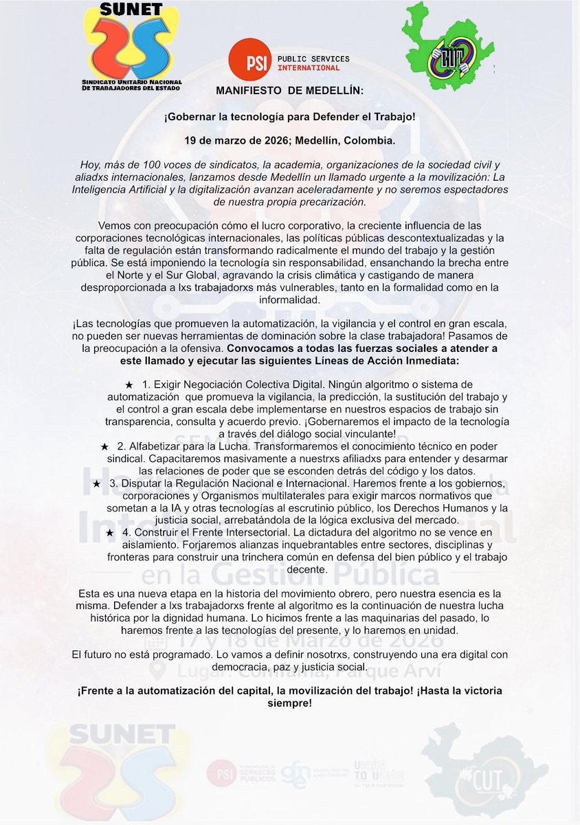 Sunet Medellín, Antioquia tweet media