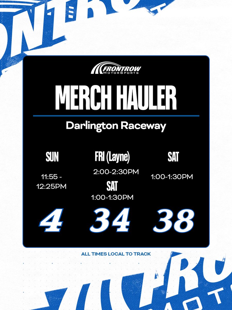 Front Row Motorsports tweet media