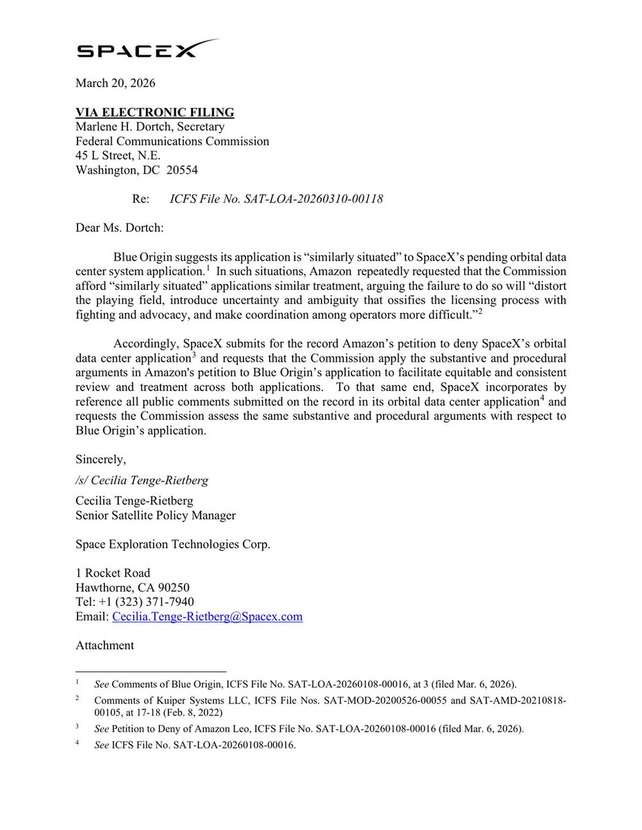 FCC Filing Alerts tweet media