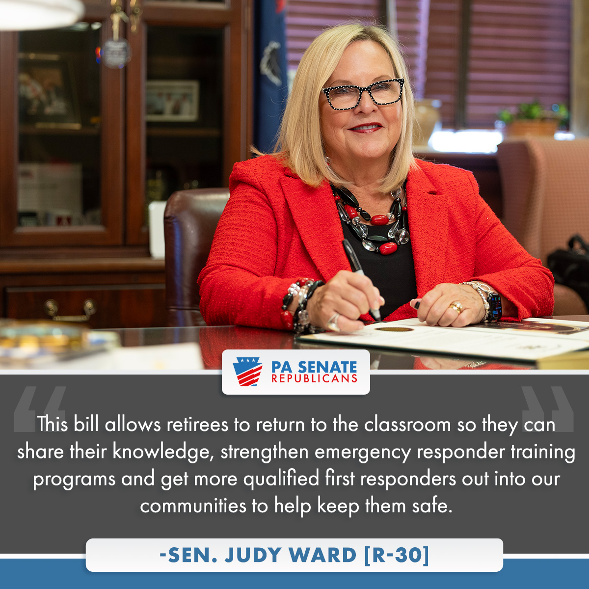 Senator Judy Ward tweet media