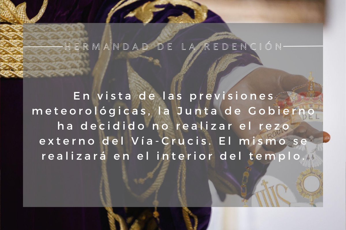 Hermandad de la Redención tweet media
