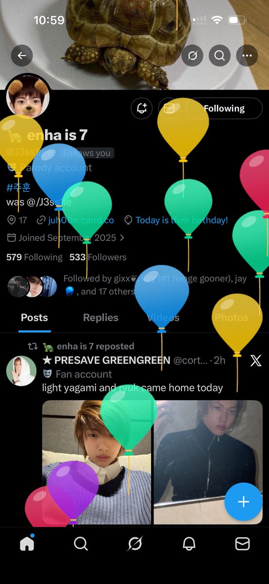 🐢 enha is 7 tweet media