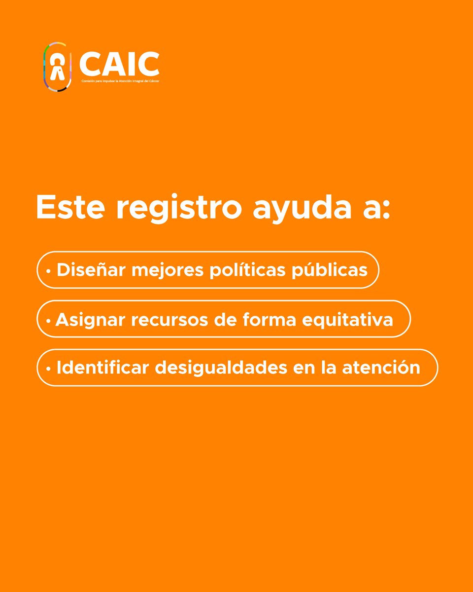 Com. para Impulsar la Atención Integral del Cáncer tweet media