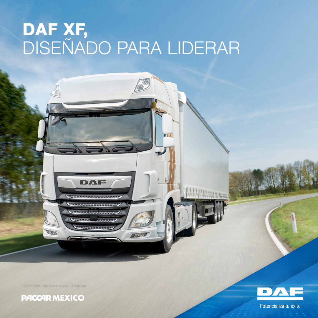 DAF_Mexico's tweet image. Máximo confort, eficiencia aerodinámica y potencia para el transporte de larga distancia.

#XF #DAF #PACCARMexico #PotencializaTuExito