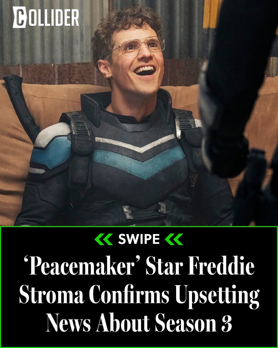 Collider's tweet image. The future of #Peacemaker is still up in the air 👀

Despite Season 2’s strong critical reception, Season 3 hasn’t been confirmed, and even star Freddie Stroma says he’s had “zero discussions” about returning as Vigilante.

With James Gunn staying unusually quiet, the #DCU’s next