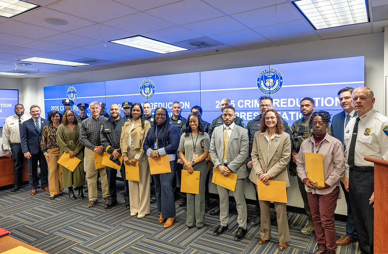 BaltimorePolice's tweet image. Commissioner Worley honored members across the department w/ 2025 Crime Reduction Awards. Homicides &amp;amp; non-fatal shootings were down siginficantly, among the lowest levels in 50+ years.

A true testament to the hard work &amp;amp; dedication of our sworn &amp;amp; professional staff. #Baltimore