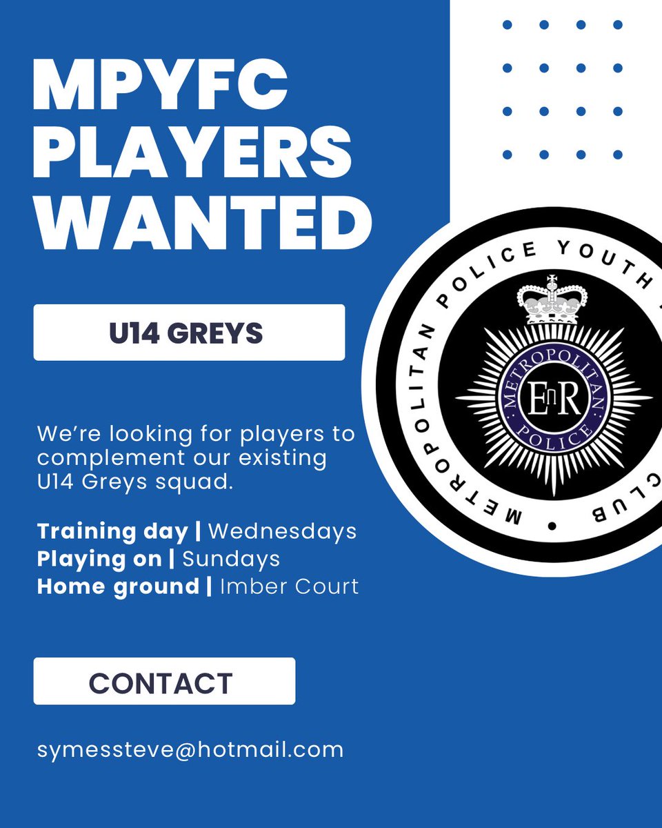 Met Police Youth FC tweet media