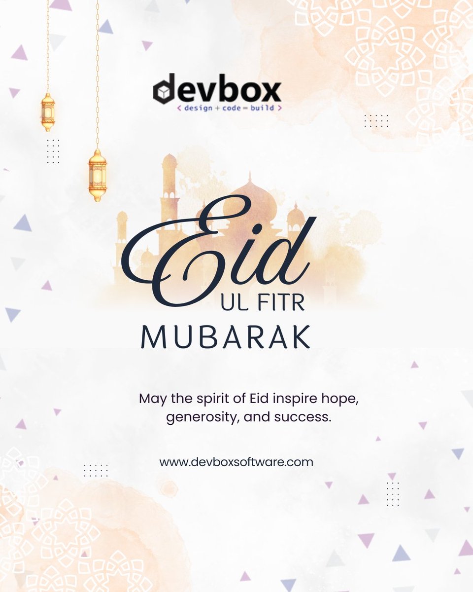 devboxindia's tweet photo. Eid Mubarak! May this occasion bring renewed hope and continued growth. #Eid2026 #devboxsoftware #ramadan2026 https://t.co/kizipwSYLX