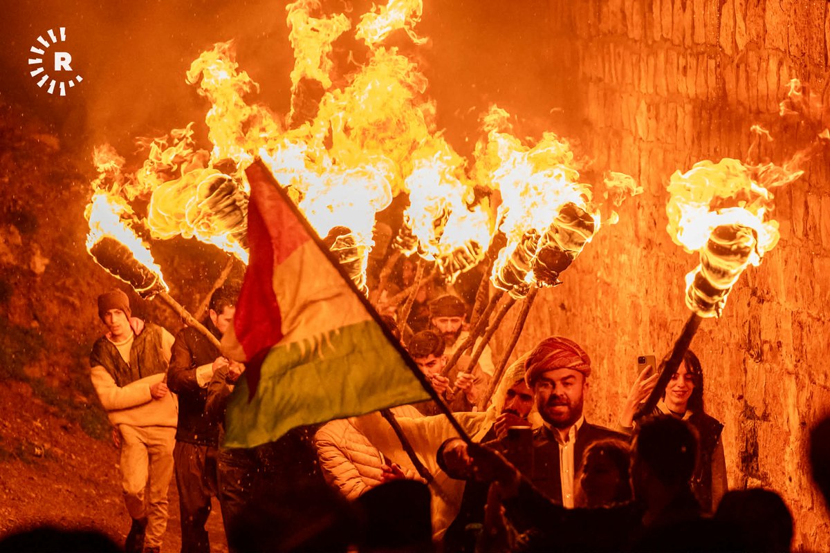 In pictures: Thousands of people poured into the Kurdish Newroz capital of Akre to celebrate the Kurdish new year on Friday.

In Akre, it has become a tradition for visitors to climb the city's mountain with torches after dusk, bringing a festive spirit to the diverse city where