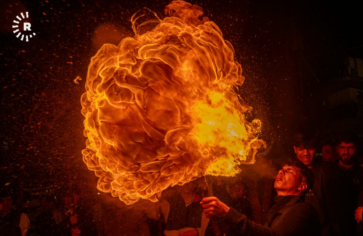 RudawEnglish's tweet photo. In pictures: Thousands of people poured into the Kurdish Newroz capital of Akre to celebrate the Kurdish new year on Friday.

In Akre, it has become a tradition for visitors to climb the city's mountain with torches after dusk, bringing a festive spirit to the diverse city where Muslims, and Christians, and other components, have co-existed for centuries.

Akre city is 60 km north of the Kurdish capital of Erbil and falls within the administration of Duhok province.

📸: Bilind T. Abdullah/Rudaw
