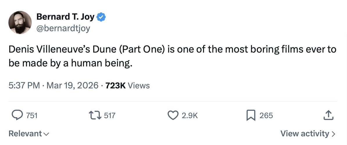 Bernard T. Joy tweet media