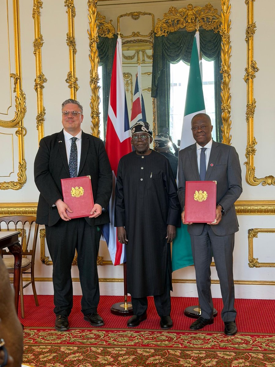 theofficialvre's tweet photo. A significant milestone for Nigeria’s maritime sector 🇳🇬

The £746 million financing agreement between UK Export Finance (UKEF), the Nigerian Ports Authority (NPA) and the Federal Ministry of Finance marks a major step toward the comprehensive redevelopment of Apapa Quays and Tin Can Island Ports in Lagos.

This transformative project is designed to modernize port infrastructure, align operations with international standards, improve cargo turnaround time and significantly expand capacity - further strengthening trade ties between the United Kingdom and Nigeria while positioning our ports for greater global competitiveness.

At the Nigerian Ports Authority, we played a critical role in structuring and advancing this landmark transaction by working collaboratively across Government institutions and International partners to ensure a bankable, sustainable financing framework.

In my capacity as Executive Director, Finance and Administration, I was actively involved in driving the financial strategy, coordinating key stakeholders and supporting the negotiation process that culminated in the successful execution of this agreement. This achievement reflects the power of teamwork, strategic vision and institutional commitment.

Progress that speaks to the future of trade, efficiency and global collaboration.

Big WIN. Bold STEP. Real IMPACT.

#maritimegrowth #uknigeriapartnership #portdevelopment #vivianrichardedet #bigimpact