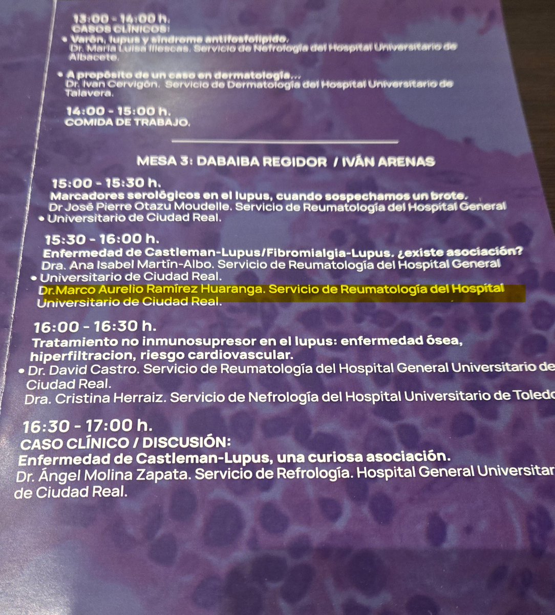 MarcoReudol's tweet photo. Espectacular iniciativa que reúne a diversos especialistas en el entendimiento y manejo de las enfermedades inmunomediadas en Castilla la Mancha, a por muchas más....
#sescam
#rheumatology 
#autoinmunedisease https://t.co/V5rSgziuNf