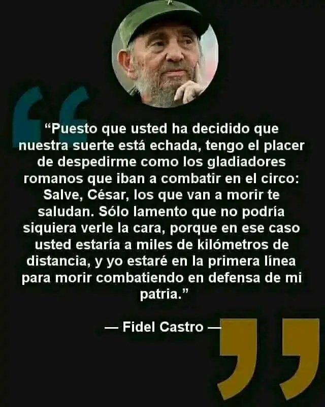 Lamentablemente los que lanzan amenazas y convidan a invadir a #CubaEstáFirme no tendrán el valor de venir o salir a luchar. Son ratas y esperarán en las alcantarillas el final para huir y seguir haciendo daño.
#CubaVencerá 
<a href="/Colina_CTCuba/">Miguel Colina</a> 
<a href="/AlbertoLopezcu/">Alberto López Díaz</a>